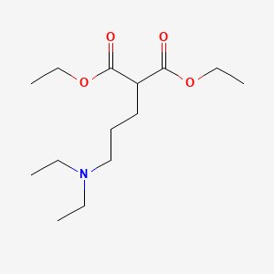 molecular formula C14H27NO4 B2797060 Diethyl (3-diethylaminopropyl)-malonate CAS No. 32941-05-2