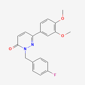 6-(3,4-dimethoxyphenyl)-2-(4-fluorobenzyl)pyridazin-3(2H)-one