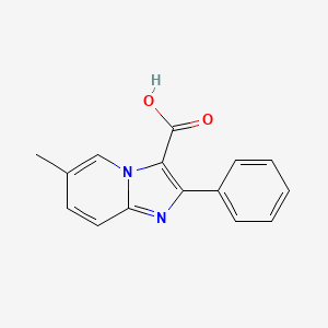 6-Methyl-2-phenylimidazo[1,2-a]pyridine-3-carboxylic acid