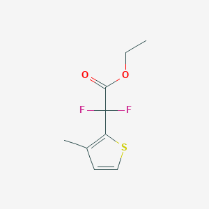 Ethyl 2,2-difluoro-2-(3-methylthiophen-2-yl)acetate