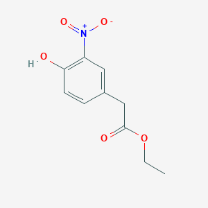 molecular formula C10H11NO5 B2797118 Ethyl 2-(4-hydroxy-3-nitrophenyl)acetate CAS No. 183380-81-6