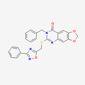 N-[4-(acetylamino)phenyl]-4-(3-oxo-4-propyl-3,4-dihydroquinoxalin-2-yl)benzamide