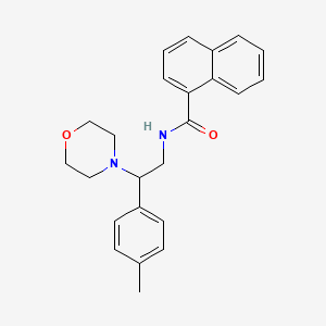 N-(2-morpholino-2-(p-tolyl)ethyl)-1-naphthamide