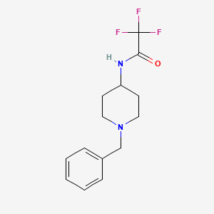 N-(1-benzylpiperidin-4-yl)-2,2,2-trifluoroacetamide