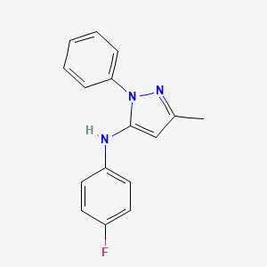N-(4-fluorophenyl)-3-methyl-1-phenyl-1H-pyrazol-5-amine