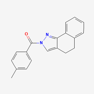 4,5-dihydro-2H-benzo[g]indazol-2-yl(4-methylphenyl)methanone