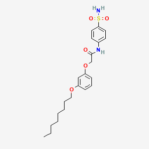 2-(3-octoxyphenoxy)-N-(4-sulfamoylphenyl)acetamide
