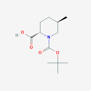 (2S,5R)-1-(tert-Butoxycarbonyl)-5-methylpiperidine-2-carboxylic acid