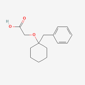 molecular formula C15H20O3 B2797254 [(1-Benzylcyclohexyl)oxy]acetic acid CAS No. 893769-81-8