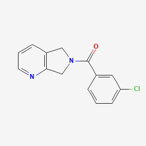 (3-chlorophenyl)(5H-pyrrolo[3,4-b]pyridin-6(7H)-yl)methanone