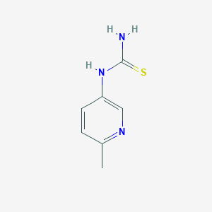 molecular formula C7H9N3S B2797296 (6-Methylpyridin-3-yl)thiourea CAS No. 420130-75-2
