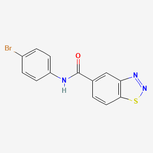 N-(4-bromophenyl)-1,2,3-benzothiadiazole-5-carboxamide
