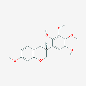 molecular formula C18H20O6 B2797323 Colutehydroquinone 