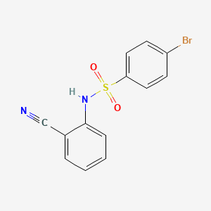 4-bromo-N-(2-cyanophenyl)benzenesulfonamide