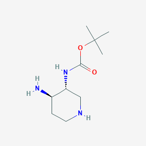 tert-butyl N-[trans-4-amino-3-piperidyl]carbamate