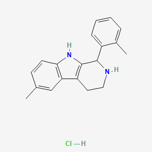 6-Methyl-1-(2-methylphenyl)-2,3,4,9-tetrahydro-1H-beta-carboline hydrochloride