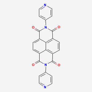 B2797470 2,7-di(pyridin-4-yl)benzo[lmn][3,8]phenanthroline-1,3,6,8(2H,7H)-tetraone CAS No. 34151-49-0