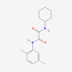 molecular formula C16H22N2O2 B2797472 N1-cyclohexyl-N2-(2,5-dimethylphenyl)oxalamide CAS No. 898360-95-7
