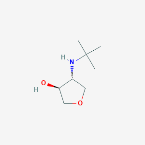 (3S,4R)-4-(tert-butylamino)oxolan-3-ol