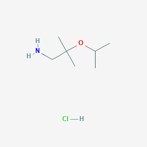 2-Methyl-2-(propan-2-yloxy)propan-1-amine hydrochloride