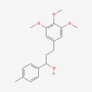 1-(4-Methylphenyl)-3-(3,4,5-trimethoxyphenyl)propan-1-ol
