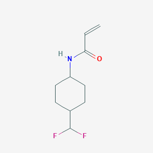 N-[4-(Difluoromethyl)cyclohexyl]prop-2-enamide
