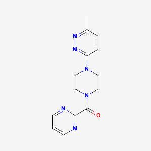 (4-(6-Methylpyridazin-3-yl)piperazin-1-yl)(pyrimidin-2-yl)methanone
