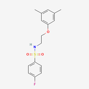 N-(2-(3,5-dimethylphenoxy)ethyl)-4-fluorobenzenesulfonamide