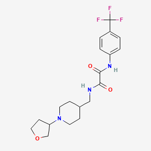 N1-((1-(tetrahydrofuran-3-yl)piperidin-4-yl)methyl)-N2-(4-(trifluoromethyl)phenyl)oxalamide