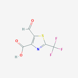 5-Formyl-2-(trifluoromethyl)-1,3-thiazole-4-carboxylic acid