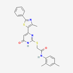 N-(5-methylpyridin-2-yl)-3-(pyrrolidin-1-ylcarbonyl)-1,2-benzisoxazole-5-sulfonamide