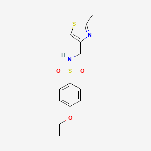 4-ethoxy-N-[(2-methyl-1,3-thiazol-4-yl)methyl]benzenesulfonamide