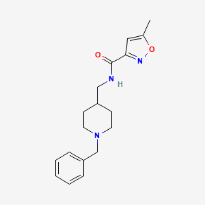 N-((1-benzylpiperidin-4-yl)methyl)-5-methylisoxazole-3-carboxamide
