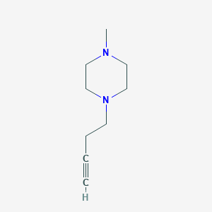 molecular formula C9H16N2 B2797568 1-(3-Butynyl)-4-methyl-piperazine CAS No. 388121-83-3