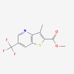 Methyl 3-methyl-6-(trifluoromethyl)thieno[3,2-b]pyridine-2-carboxylate