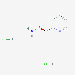O-[(1S)-1-Pyridin-2-ylethyl]hydroxylamine;dihydrochloride