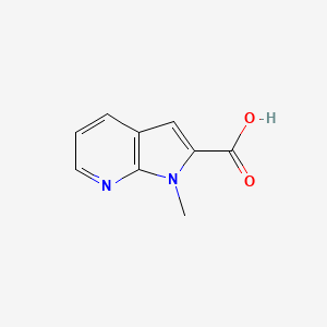 molecular formula C9H8N2O2 B2797578 1-Methyl-1h-pyrrolo[2,3-b]pyridine-2-carboxylic acid CAS No. 1251165-53-3