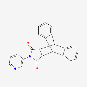 17-(Pyridin-3-yl)-17-azapentacyclo[6.6.5.0^{2,7}.0^{9,14}.0^{15,19}]nonadeca-2(7),3,5,9(14),10,12-hexaene-16,18-dione