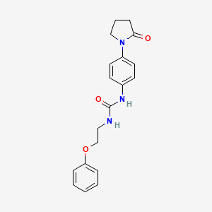 1-(4-(2-Oxopyrrolidin-1-yl)phenyl)-3-(2-phenoxyethyl)urea