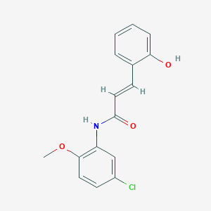 (E)-N-(5-chloro-2-methoxyphenyl)-3-(2-hydroxyphenyl)acrylamide