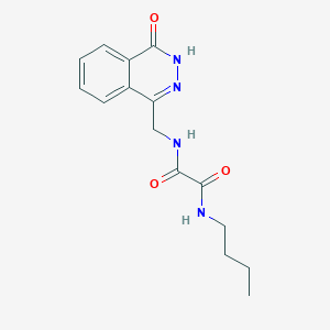 molecular formula C15H18N4O3 B2797637 N-butyl-N'-[(4-oxo-3,4-dihydrophthalazin-1-yl)methyl]ethanediamide CAS No. 932319-41-0