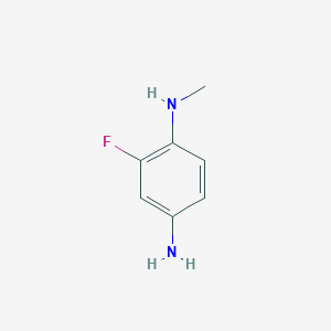 molecular formula C7H9FN2 B2797673 2-fluoro-N1-methylbenzene-1,4-diamine CAS No. 1092298-50-4