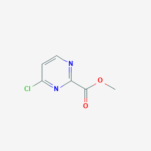 molecular formula C6H5ClN2O2 B2797734 Methyl 4-chloropyrimidine-2-carboxylate CAS No. 811450-17-6