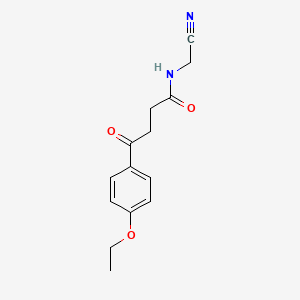 molecular formula C14H16N2O3 B2797754 N-(cyanomethyl)-4-(4-ethoxyphenyl)-4-oxobutanamide CAS No. 1311640-47-7