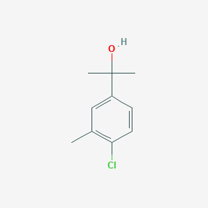 molecular formula C10H13ClO B2797774 2-(4-chloro-3-methylphenyl)propan-2-ol CAS No. 1233333-62-4
