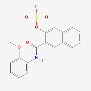 2-Fluorosulfonyloxy-3-[(2-methoxyphenyl)carbamoyl]naphthalene