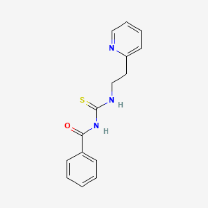 N-benzoyl-N'-[2-(2-pyridinyl)ethyl]thiourea