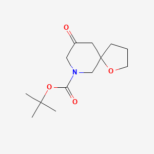 molecular formula C13H21NO4 B2797859 Tert-butyl 7-oxo-1-oxa-9-azaspiro[4.5]decane-9-carboxylate CAS No. 2253630-83-8