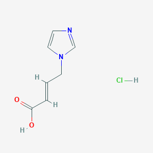 4-(1H-Imidazol-1-yl)but-2-enoic acid hydrochloride