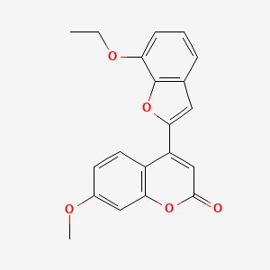 4-(7-ethoxy-1-benzofuran-2-yl)-7-methoxy-2H-chromen-2-one
